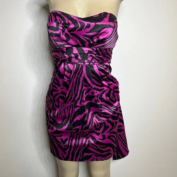 fitted lace wedding dress Purple Mint Rave Zebra Stripe Hoodie Dress